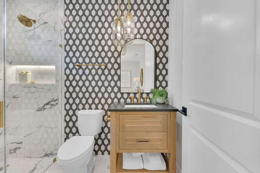 Representative furnished interior of a home built from the Sapphire by Lee Wetherington Homes in Wild Blue at Waterside, Lakewood Ranch (Image 6).