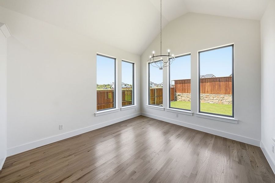 Spacious, unfurnished interior of a new home in Custer Ridge Estates, Allen (Image 28). Spacious, unfurnished interior of a new home in Custer Ridge Estates, Allen (Image 28).