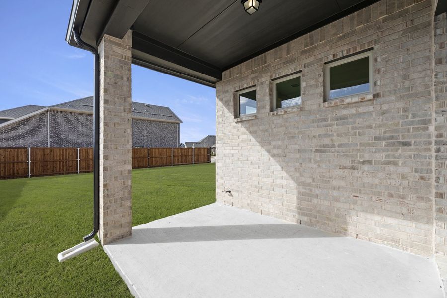 Representative exterior details of a home built from the Kerrville by Windsor Homes in Anna Town Square, Anna (Image 3).
