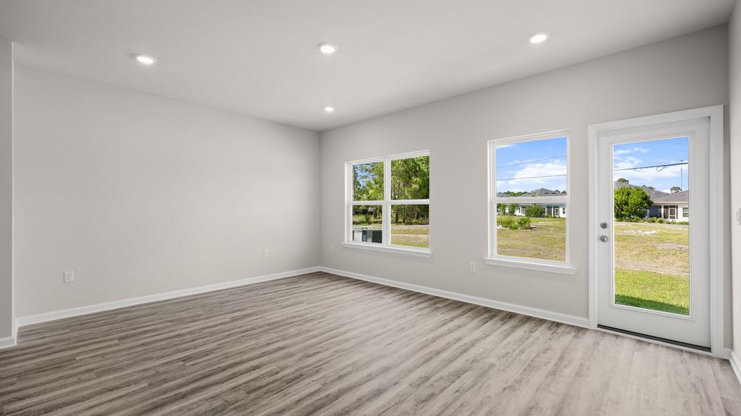 Representative unfurnished interior of a home built from the The Canmore by D.R. Horton in Salt Pines, Port Saint Joe (Image 20).