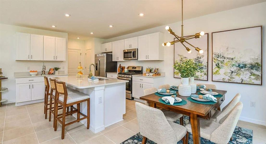 Furnished interior view inside a new home in Coasterra Community Group Page, Palmetto (Image 9).
