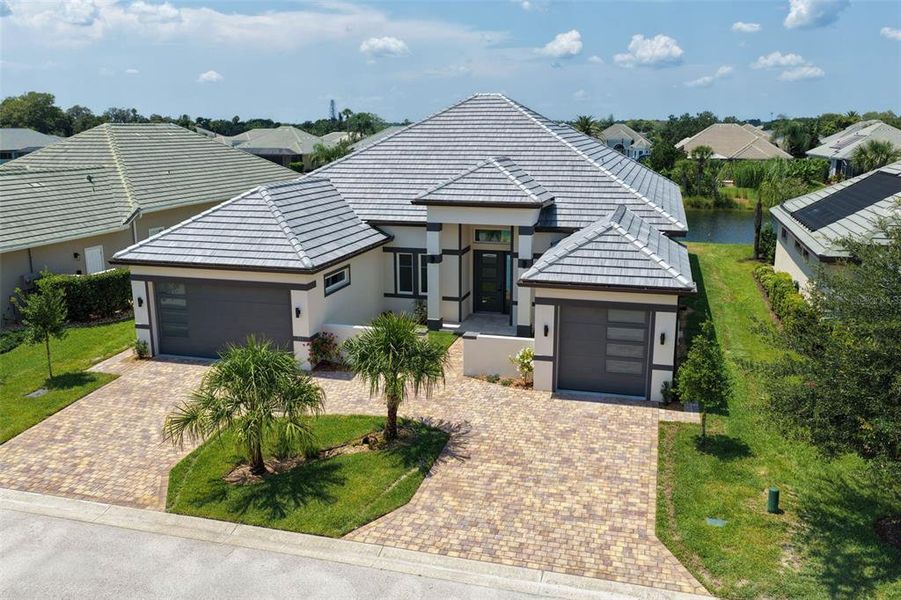 Front exterior of a new home in , Palm Coast, FL, highlighting curb appeal (Image 29).