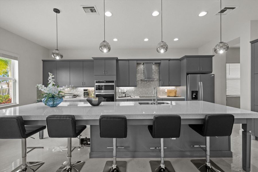 Furnished interior view inside a new home in , The Acreage (Image 32).