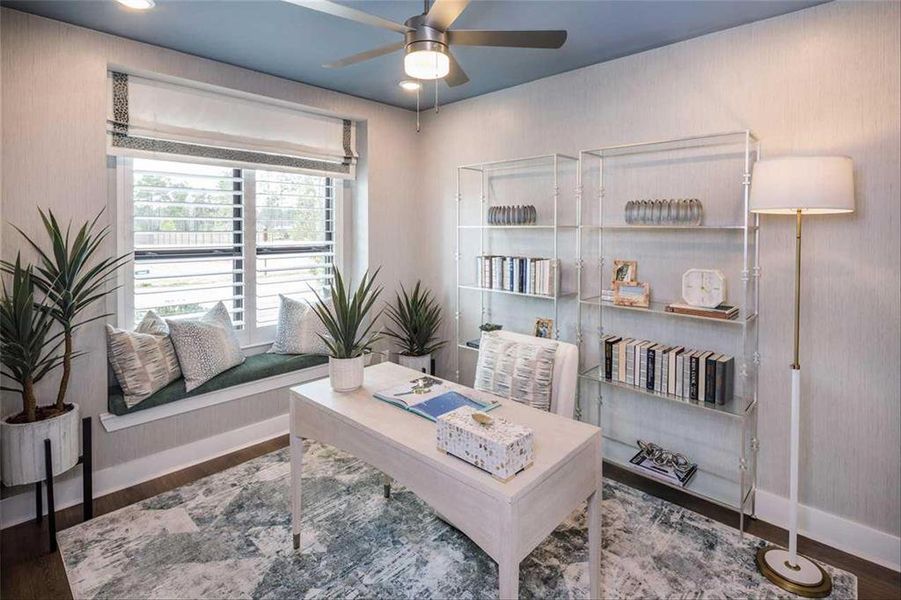 Furnished interior view inside a new home in Sandbrock Ranch: 45ft. lots, Aubrey (Image 2).