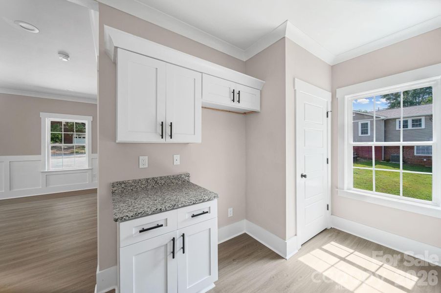 Furnished interior view inside a new home in , Albemarle (Image 8).