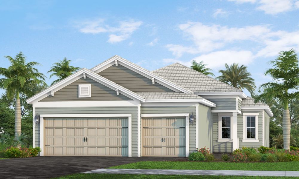 Representative exterior photo of a completed home built from the Meadow Brook by Neal Communities in Verandah, Fort Myers, FL (Image 16).