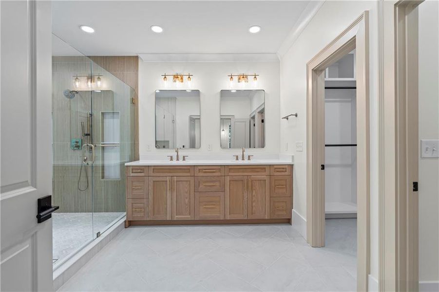 Furnished interior view inside a new home in , Lilburn (Image 11).