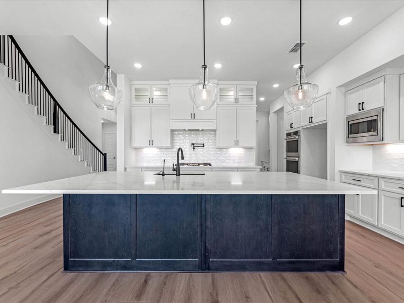Furnished interior view inside a new home in The Estates at James Lane, Fulshear (Image 4). Furnished interior view inside a new home in The Estates at James Lane, Fulshear (Image 4).