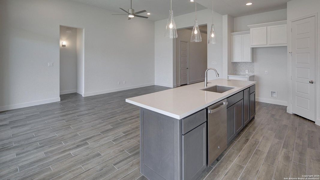 Furnished interior view inside a new home in Stevens Ranch 55', San Antonio (Image 6).