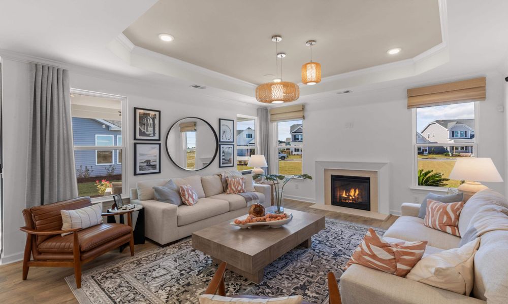 Furnished interior view inside a new home in Bridgewater - Shorehaven Village, Little River (Image 20).