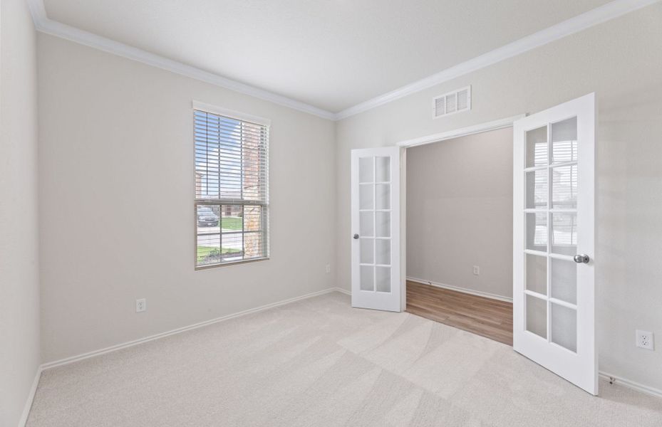 Representative unfurnished interior of a home built from the Hewitt by Pulte Homes in La Cima, San Marcos (Image 24). Representative unfurnished interior of a home built from the Hewitt by Pulte Homes in La Cima, San Marcos (Image 24).
