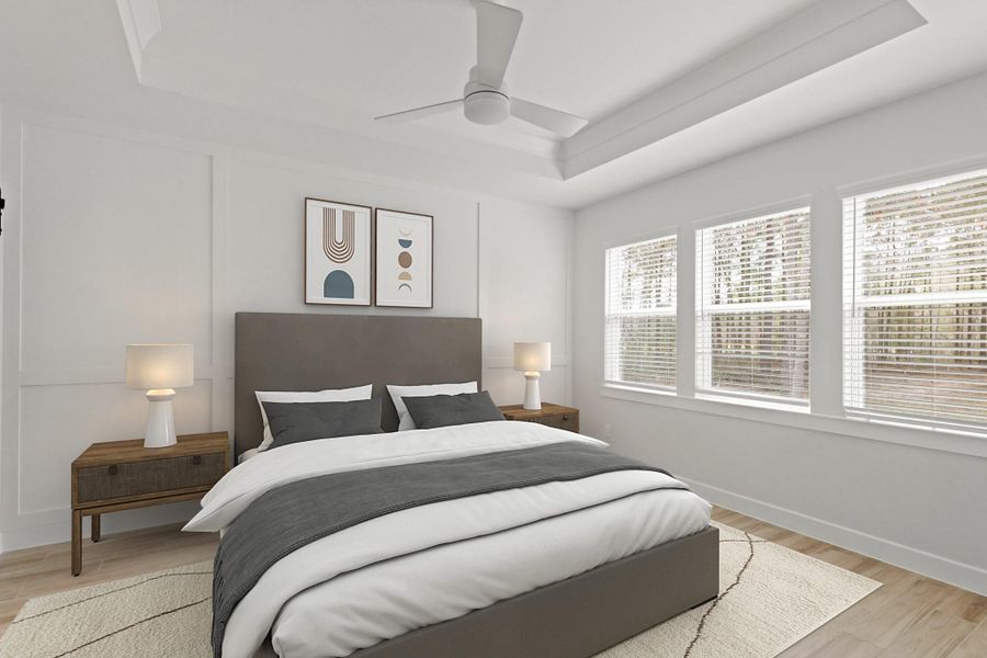 Private primary suite (*Photo not of actual home and used for illustration purposes only.)