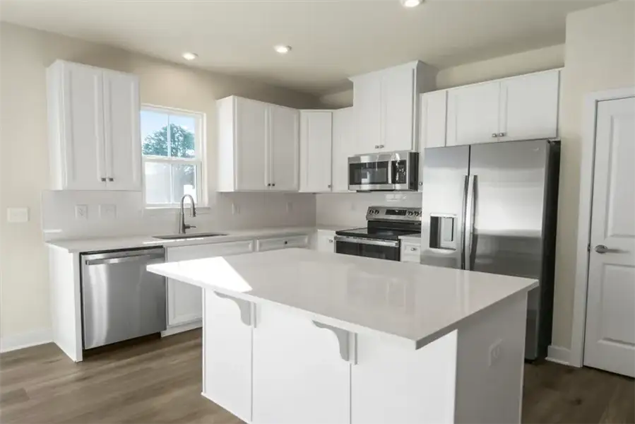 Furnished interior view inside a new home in Townes At Abner Creek, Greer (Image 3).