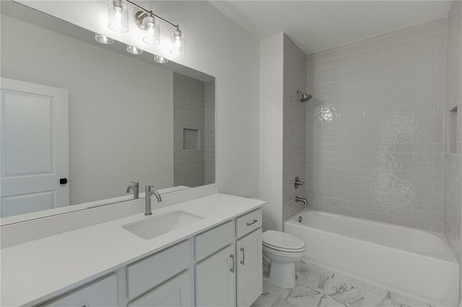 Furnished interior view inside a new home in , Buford (Image 17).