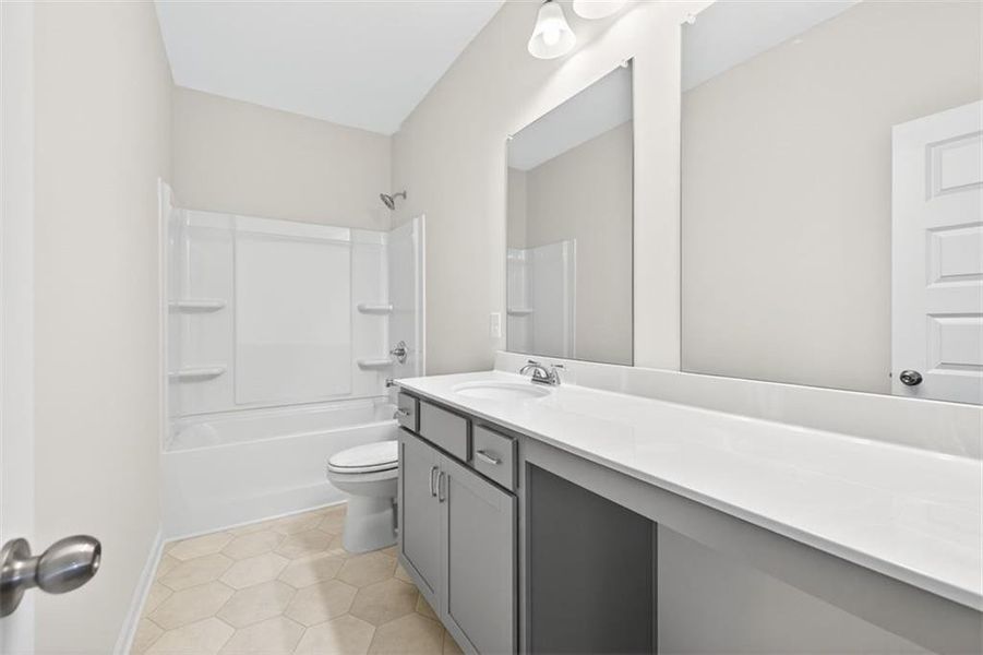 Furnished interior view inside a new home in Garrett Preserve, Douglasville (Image 11).