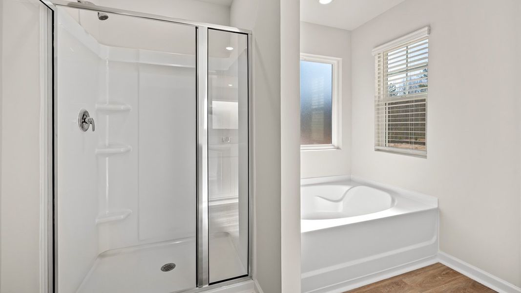 Representative furnished interior of a home built from the Saratoga by D.R. Horton in Poplar Preserve, Newnan (Image 10).