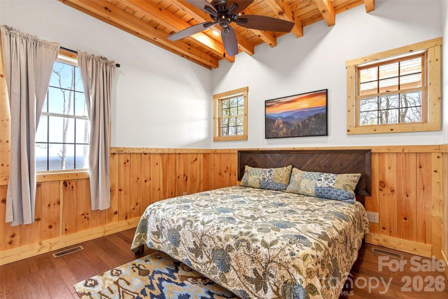 One of dual primary bedrooms. This is on the main floor.