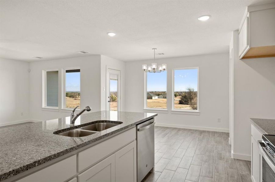 Furnished interior view inside a new home in Gatlin Ranch, Springtown (Image 5).