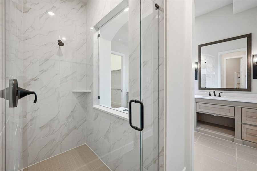 Furnished interior view inside a new home in Star Trail: 55ft. lots, Prosper (Image 12).