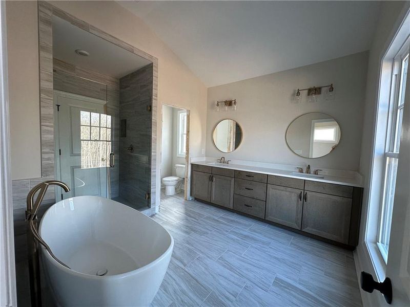 Furnished interior view inside a new home in Waterside Single Family, Peachtree Corners (Image 10).