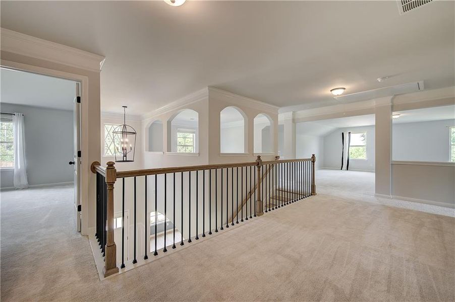 Spacious, unfurnished interior of a new home in Traditions at Crystal Lake, Hampton (Image 19). Spacious, unfurnished interior of a new home in Traditions at Crystal Lake, Hampton (Image 19).