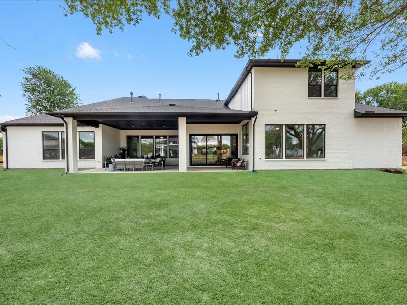 Exterior details and patio area of a home in , Fulshear (Image 25).
