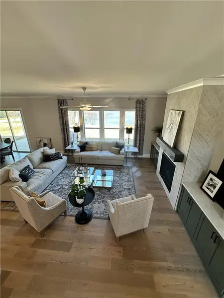 Furnished interior view inside a new home in , Cumming (Image 5).