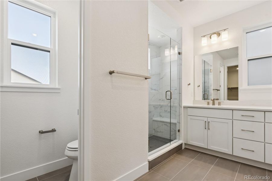 Furnished interior view inside a new home in Storytellers at Lyric, Lone Tree (Image 13).