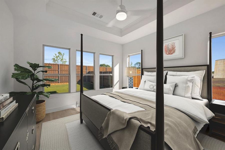 Furnished interior view inside a new home in Sterling Greene, Arlington (Image 10). Furnished interior view inside a new home in Sterling Greene, Arlington (Image 10).