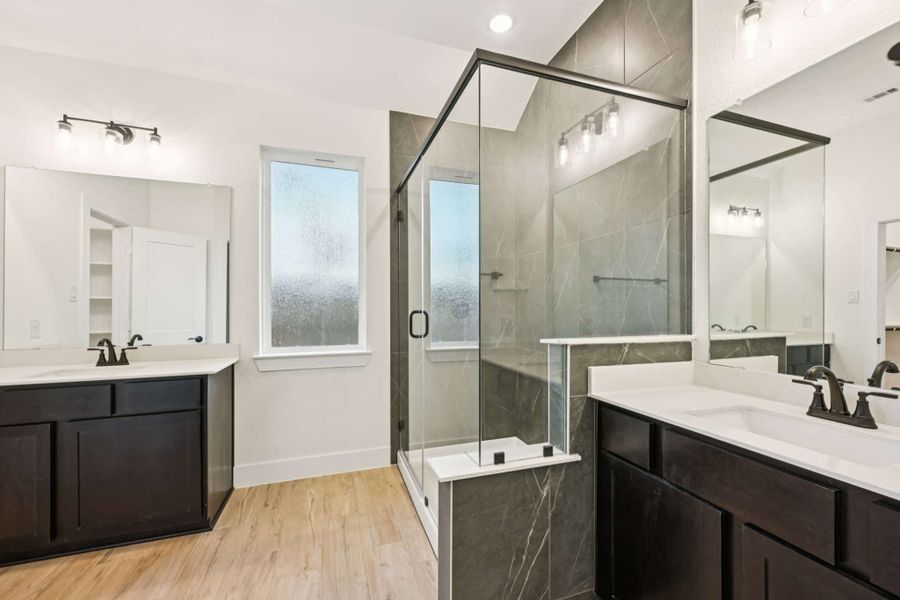 Furnished interior view inside a new home in The Woodlands Hills, Willis (Image 14).