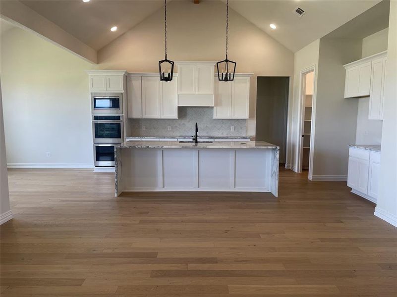 Furnished interior view inside a new home in The Ranch at Stone Hill, Waxahachie (Image 5).