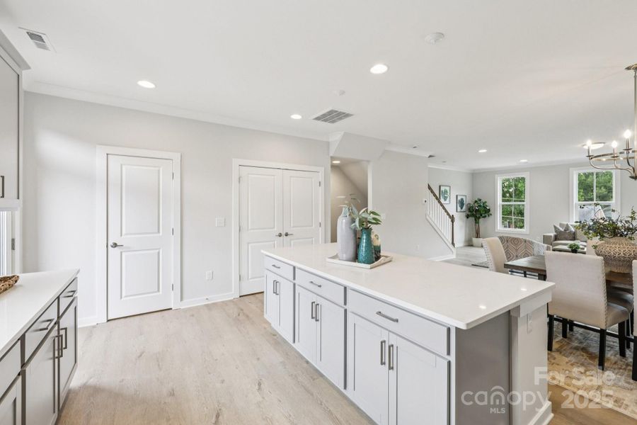 Furnished interior view inside a new home in Walk23, Huntersville (Image 9).