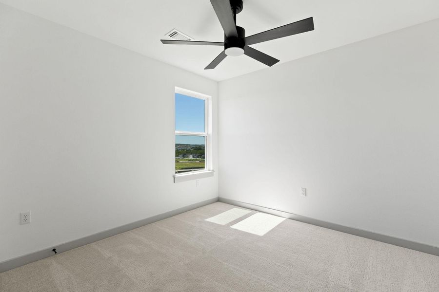 Spacious, unfurnished interior of a new home in Whisper Valley, Manor (Image 23). Spacious, unfurnished interior of a new home in Whisper Valley, Manor (Image 23).