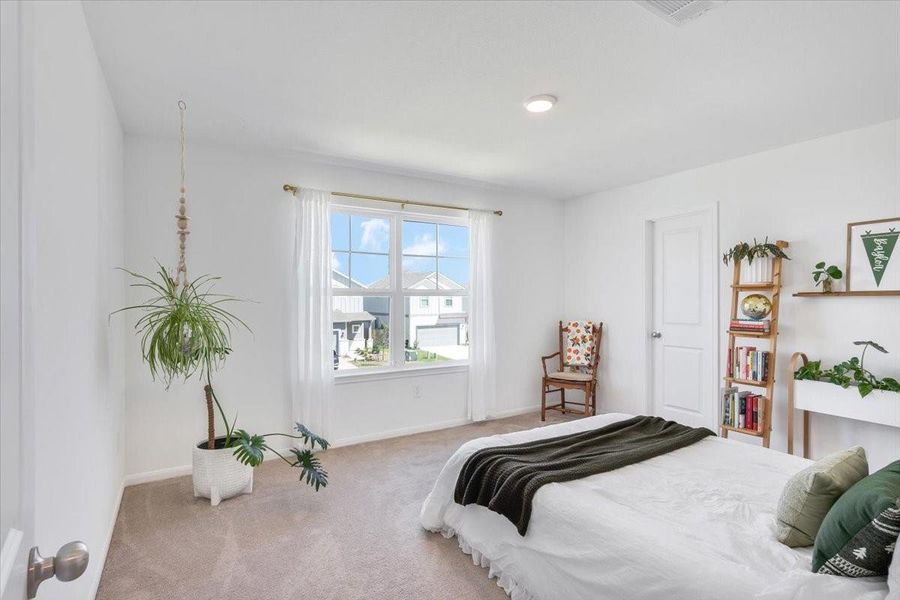 Large third bedroom with walk in closet. Large third bedroom with walk in closet.