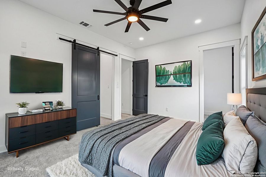 Furnished interior view inside a new home in , Kerrville (Image 13).