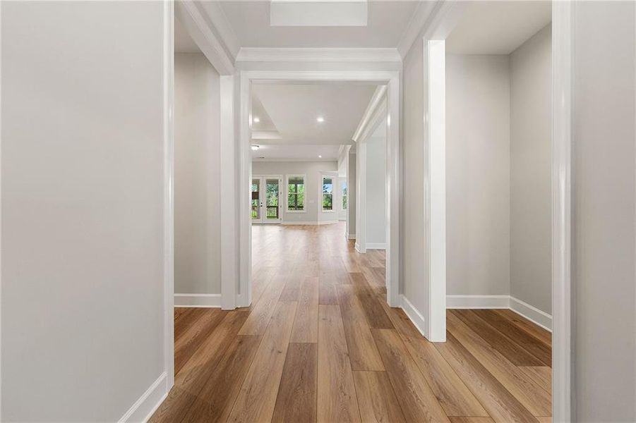 Spacious, unfurnished interior of a new home in Cresswind Georgia at Twin Lakes, Hoschton (Image 12). Spacious, unfurnished interior of a new home in Cresswind Georgia at Twin Lakes, Hoschton (Image 12).