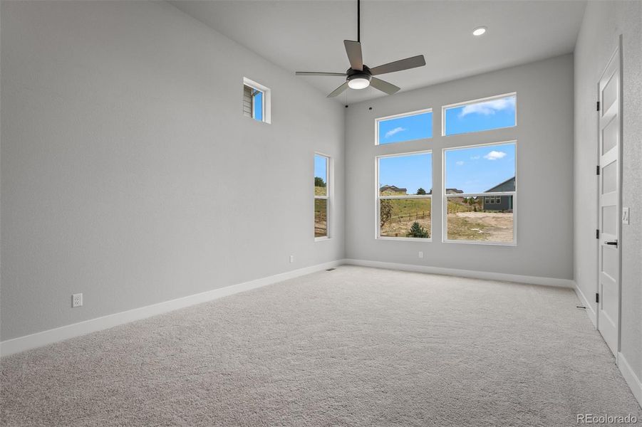 Spacious, unfurnished interior of a new home in Cloverleaf – Mountainview Collection, Monument (Image 20).