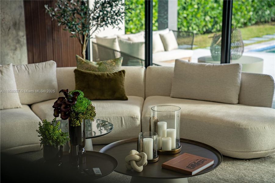 Furnished interior view inside a new home in , Hallandale Beach (Image 17).