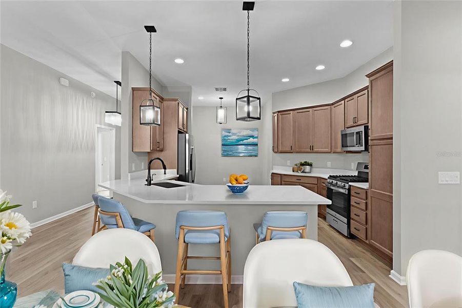 Furnished interior view inside a new home in , The Villages (Image 11). Furnished interior view inside a new home in , The Villages (Image 11).