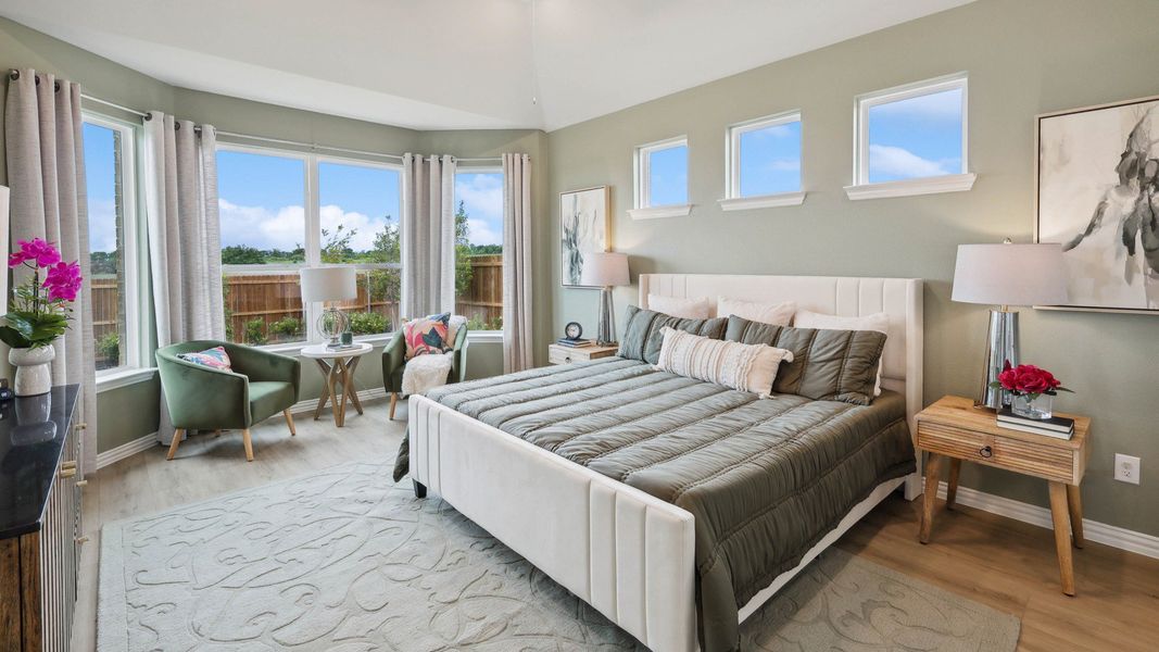 Representative furnished interior of a home built from the Magnolia by Brightland Homes in Hulen Trails, Fort Worth (Image 12).