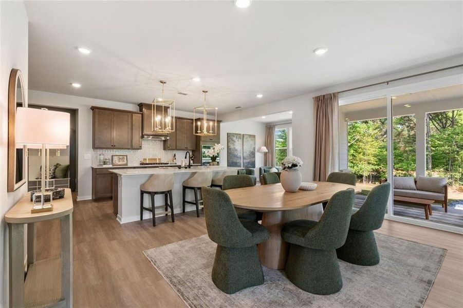 Furnished interior view inside a new home in Windsong Estates, McDonough (Image 10).