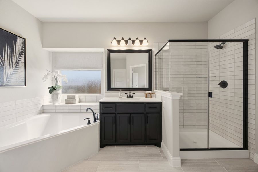 Furnished interior view inside a new home in Silo Mills, Joshua (Image 22).