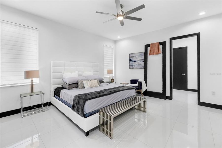 Furnished interior view inside a new home in , St. Petersburg (Image 25).