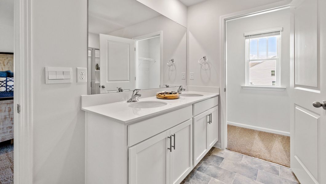 Representative furnished interior of a home built from the Hayden by D.R. Horton in Lakestone, Woodruff (Image 23).