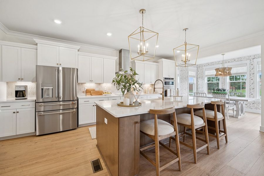 Representative furnished interior of a home built from the Yates II - Vanguard Collection by Mungo Homes in Scotts Hill Village, Wilmington (Image 4).