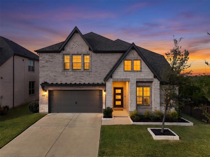 Front exterior of a new home in , Venus, TX, highlighting curb appeal (Image 21).