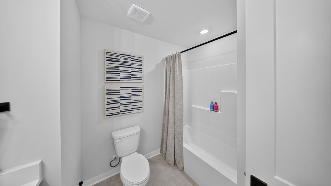 Furnished interior view inside a new home in Westport, York (Image 45).