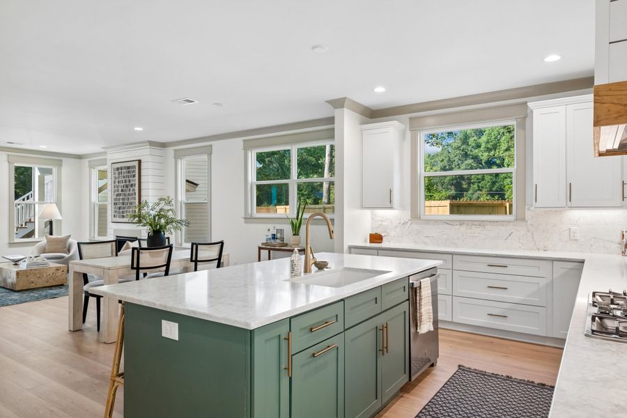 Furnished interior view inside a new home in , Johns Island (Image 19).