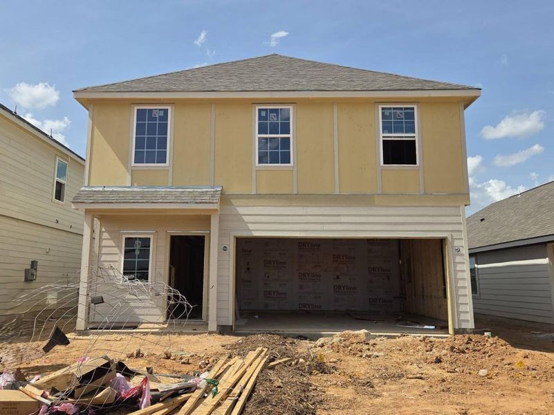 In-progress construction of a new home in River's Edge, Conroe, TX (Image 26). In-progress construction of a new home in River's Edge, Conroe, TX (Image 26).
