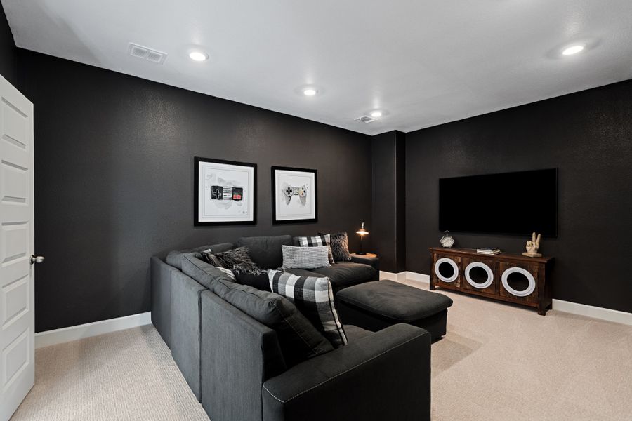 Furnished interior view inside a new home in Heath Golf and Yacht Club, Heath (Image 10).